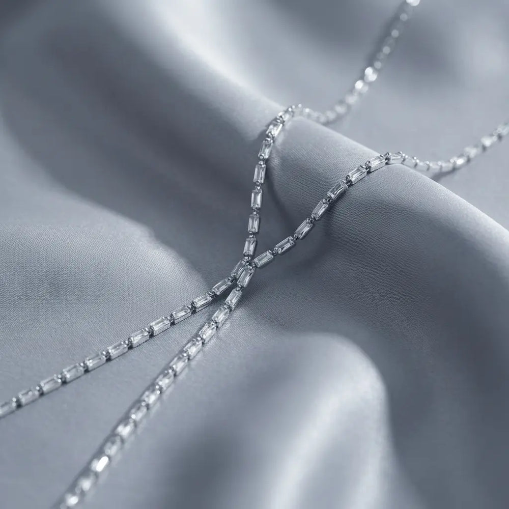 Baguette Glam Silver Collection
