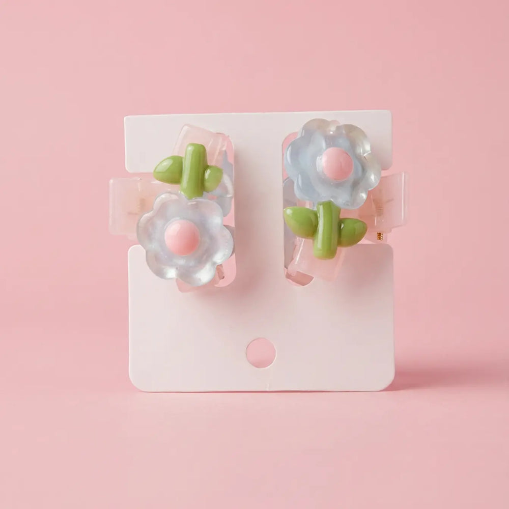 Jelly Flower Clips Set