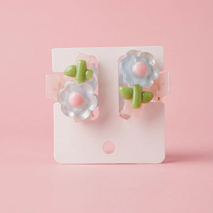 Jelly Flower Clips Set