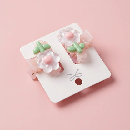 Jelly Flower Clips Set