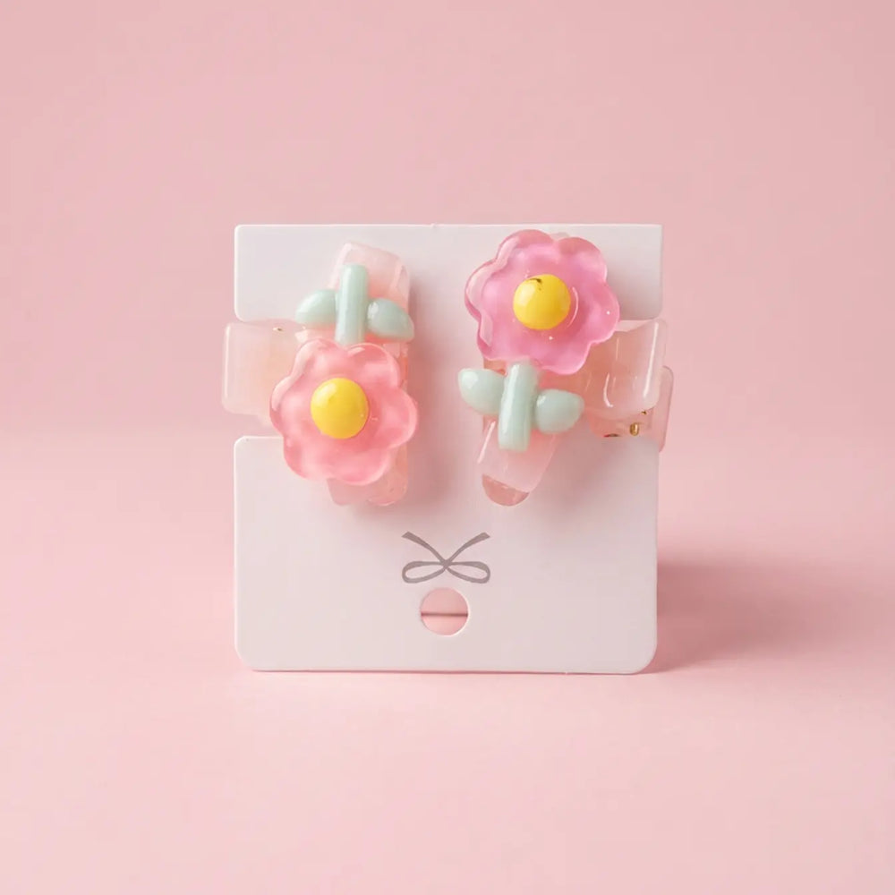 Jelly Flower Clips Set
