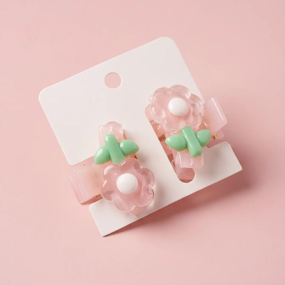 Jelly Flower Clips Set