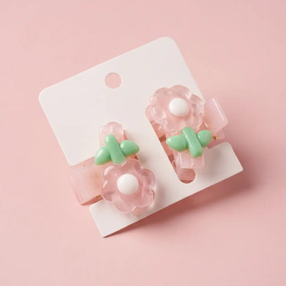 Jelly Flower Clips Set