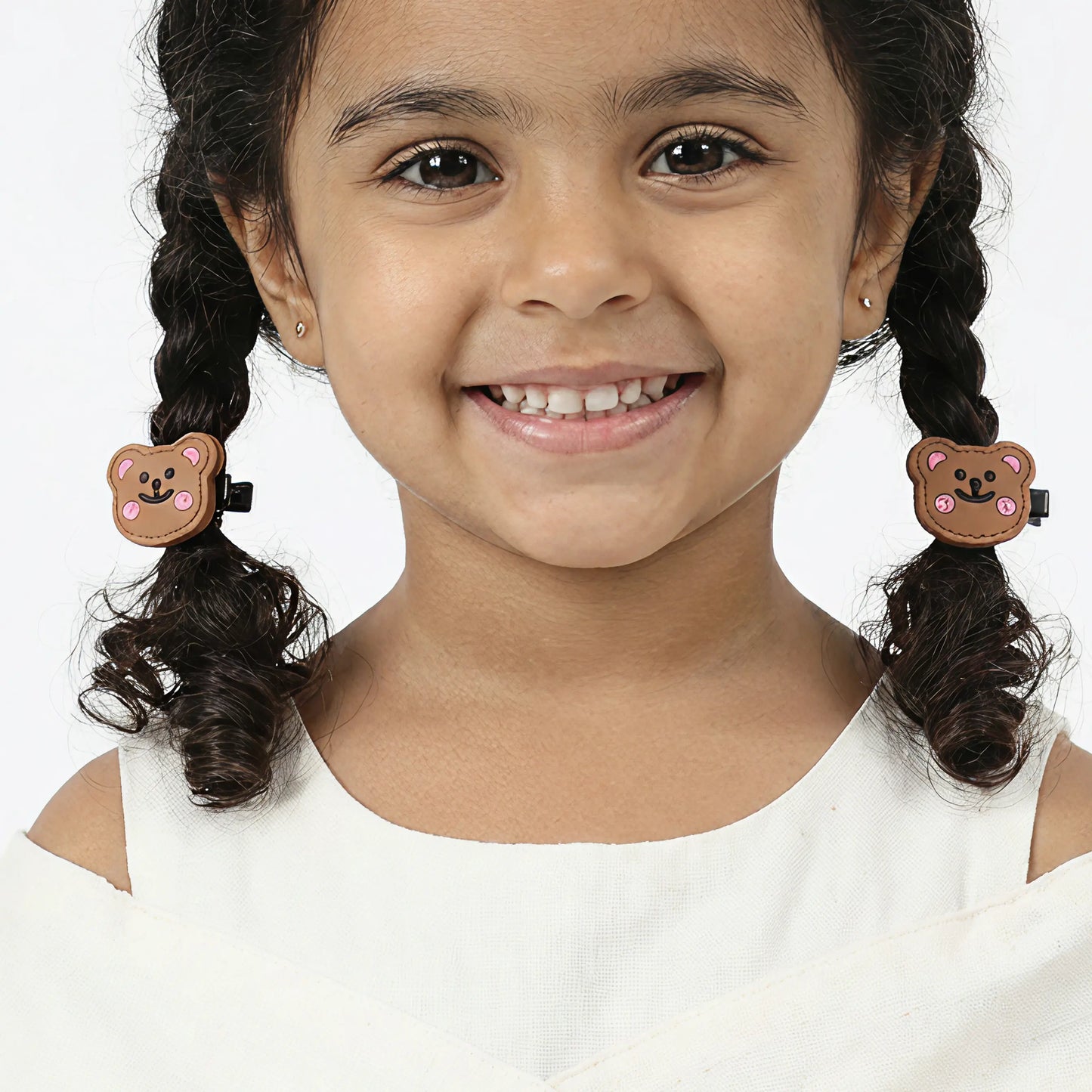 Teddy & Bunny Hair Tie Set (8 Hair Ties)