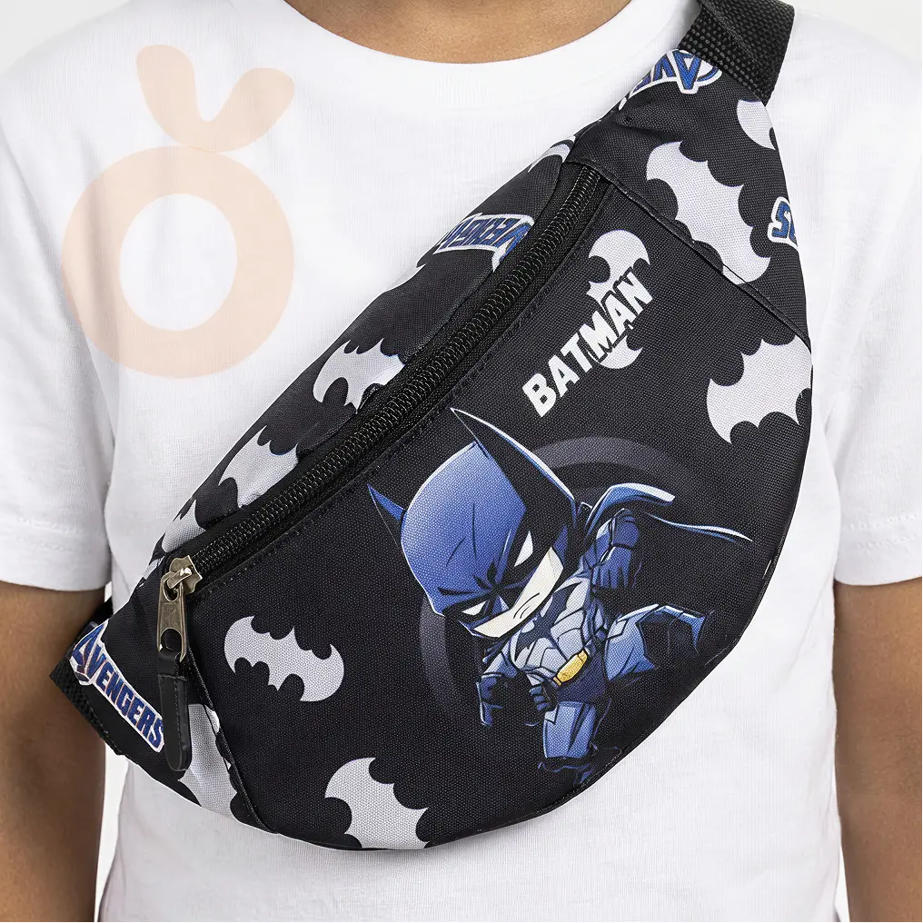 Kids' Fanny Pack with Superhero Prints