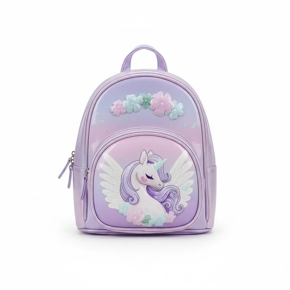 A charming unicorn backpack for kids, suitable for occasions and outings.
