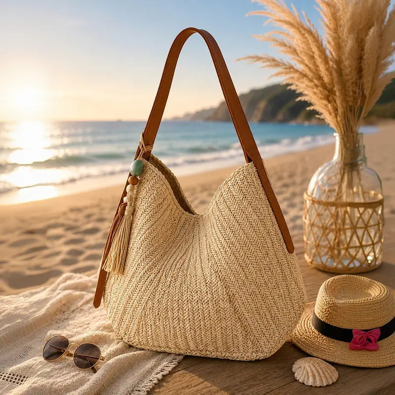 Boho Woven Summer Shoulder Bag