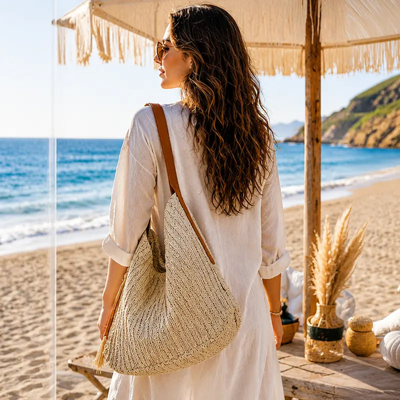 Boho Woven Summer Shoulder Bag