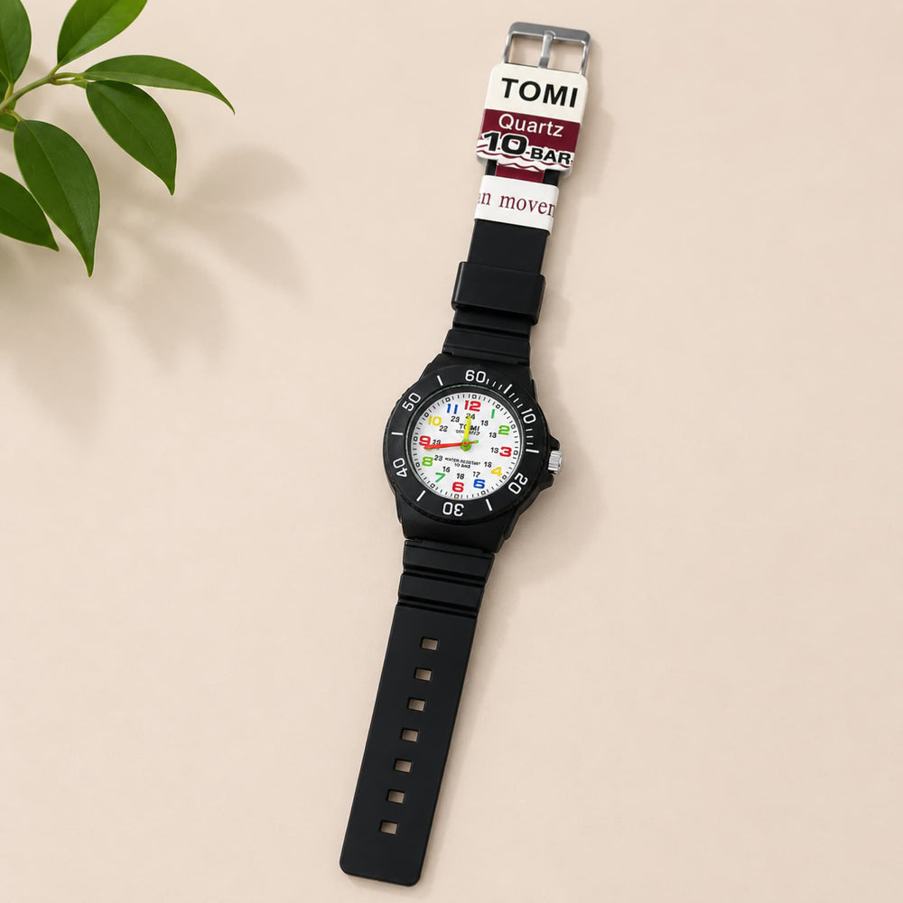 ساعة اطفال تومي بحزام سيليكون مريح